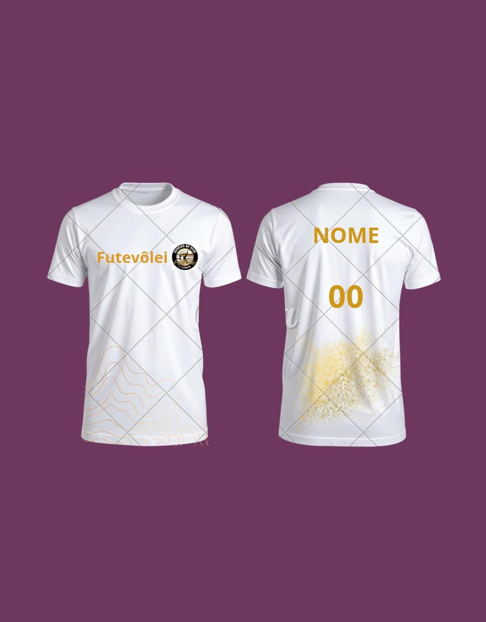 Camisa branca personalizada Guariba na Rede
