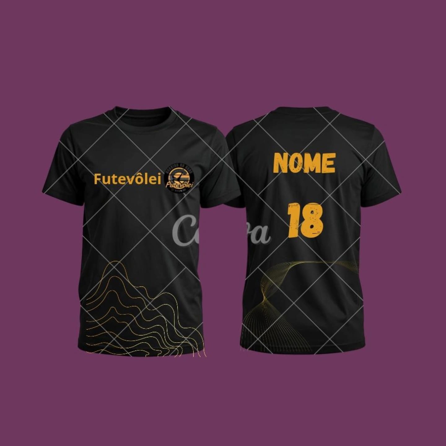 Camisa personalizada de futevôlei Guariba na Rede